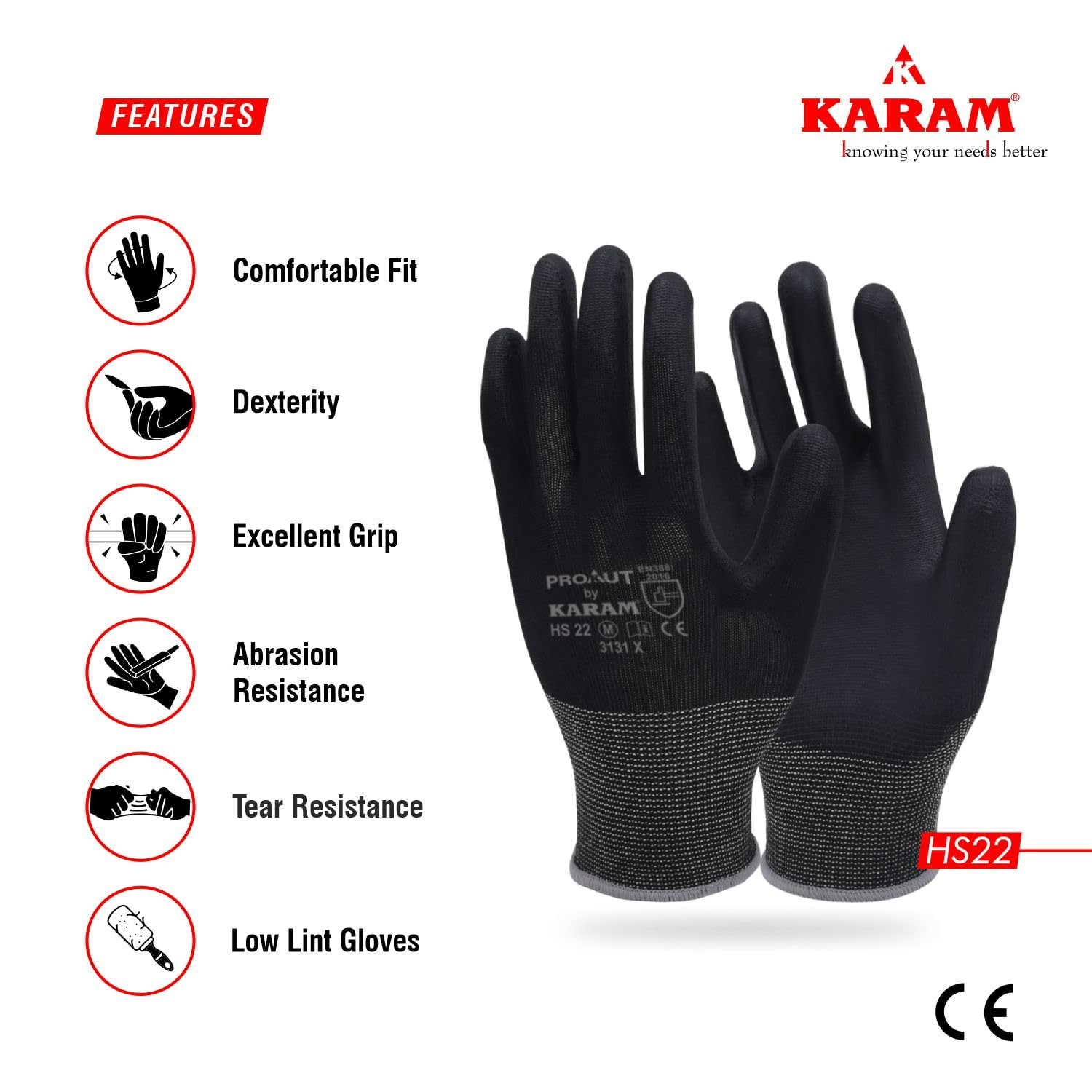 Karam Safety gloves HS 22 3